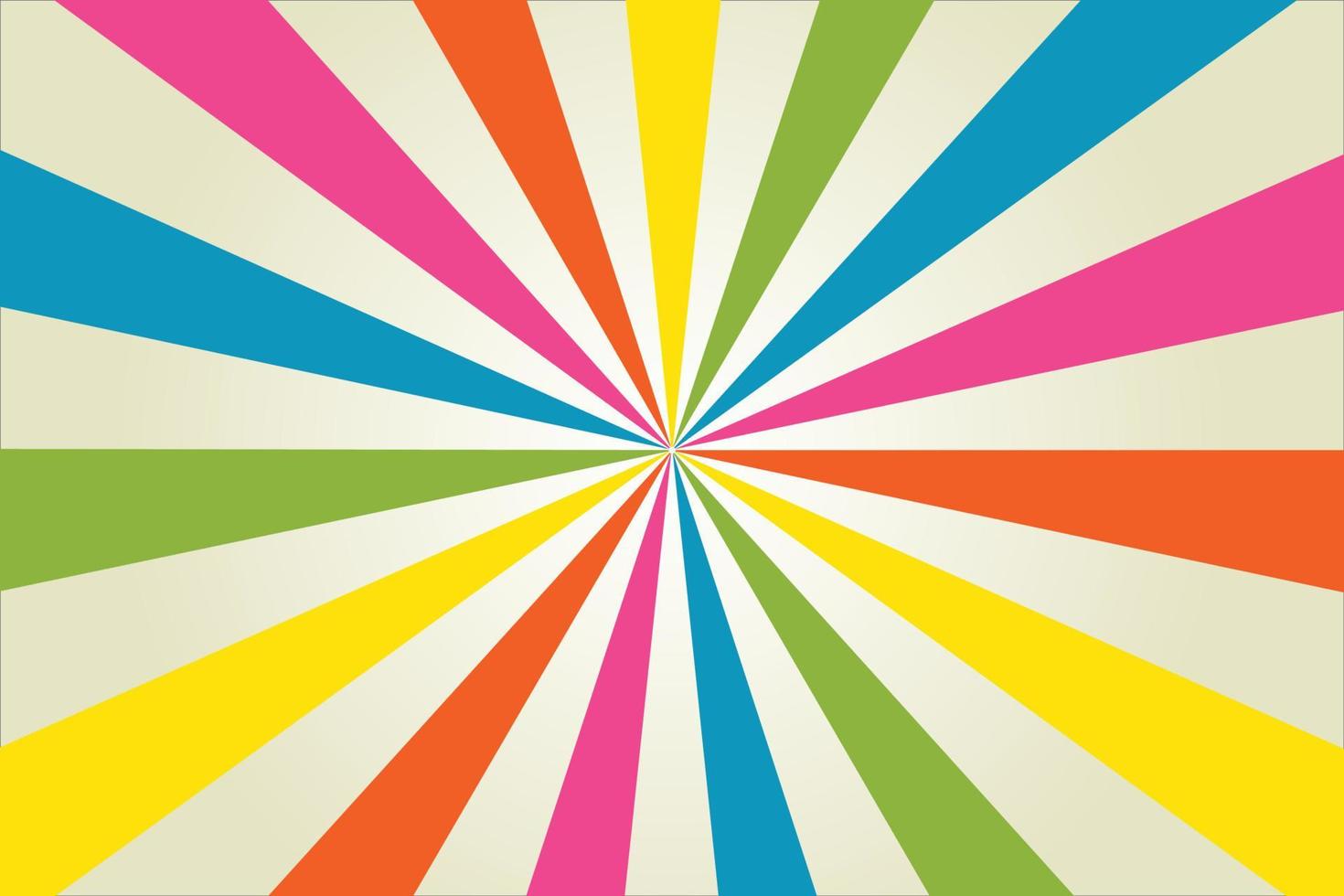 Retro Sun Burst Pattern Background vector