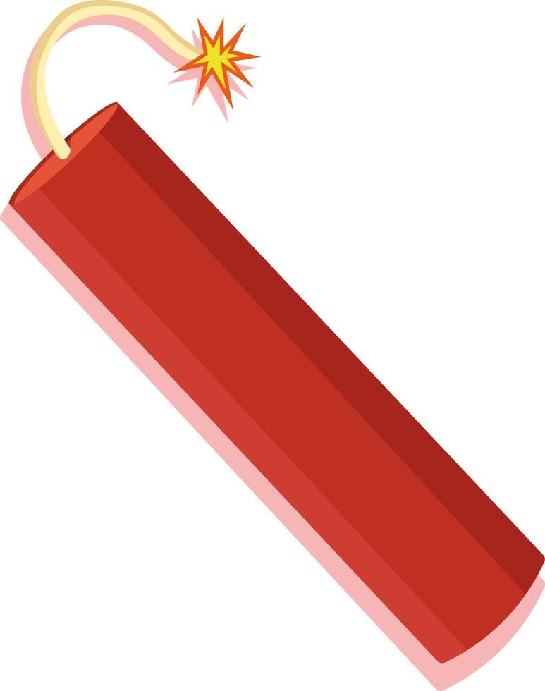 Dynamite isolated on white background vector