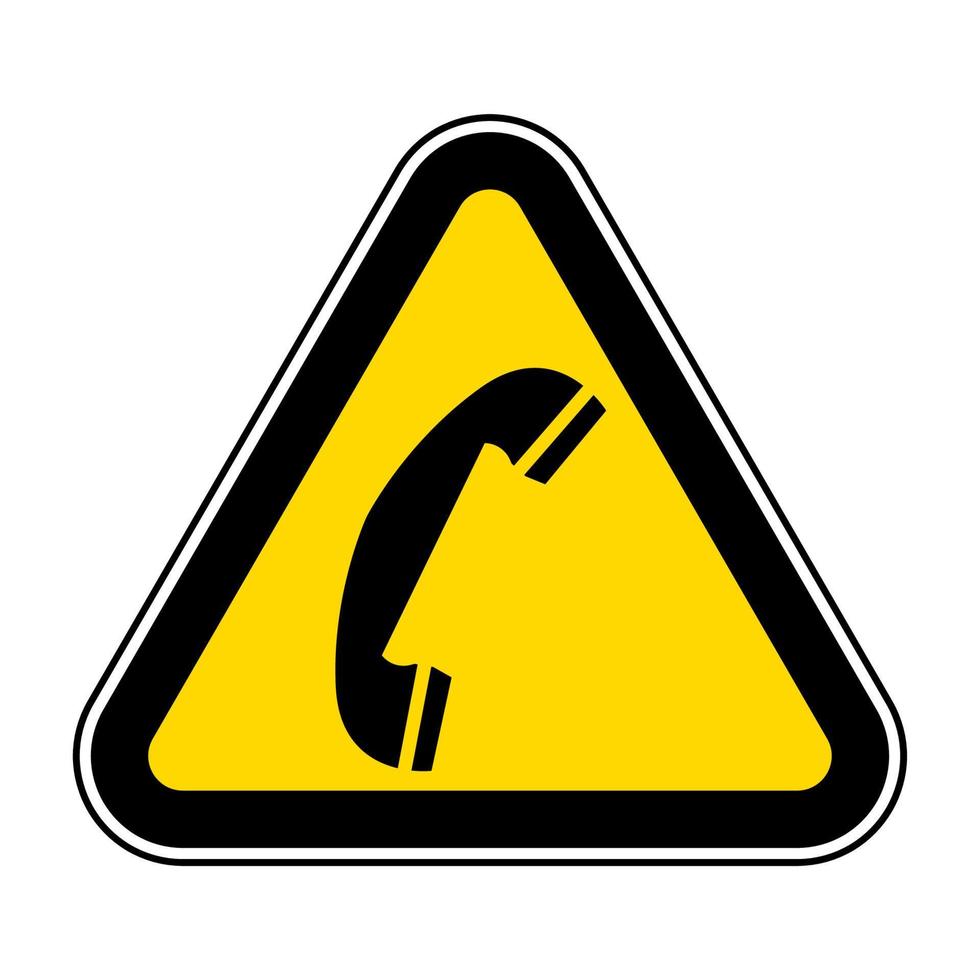 Symbol Do not use the phone vector