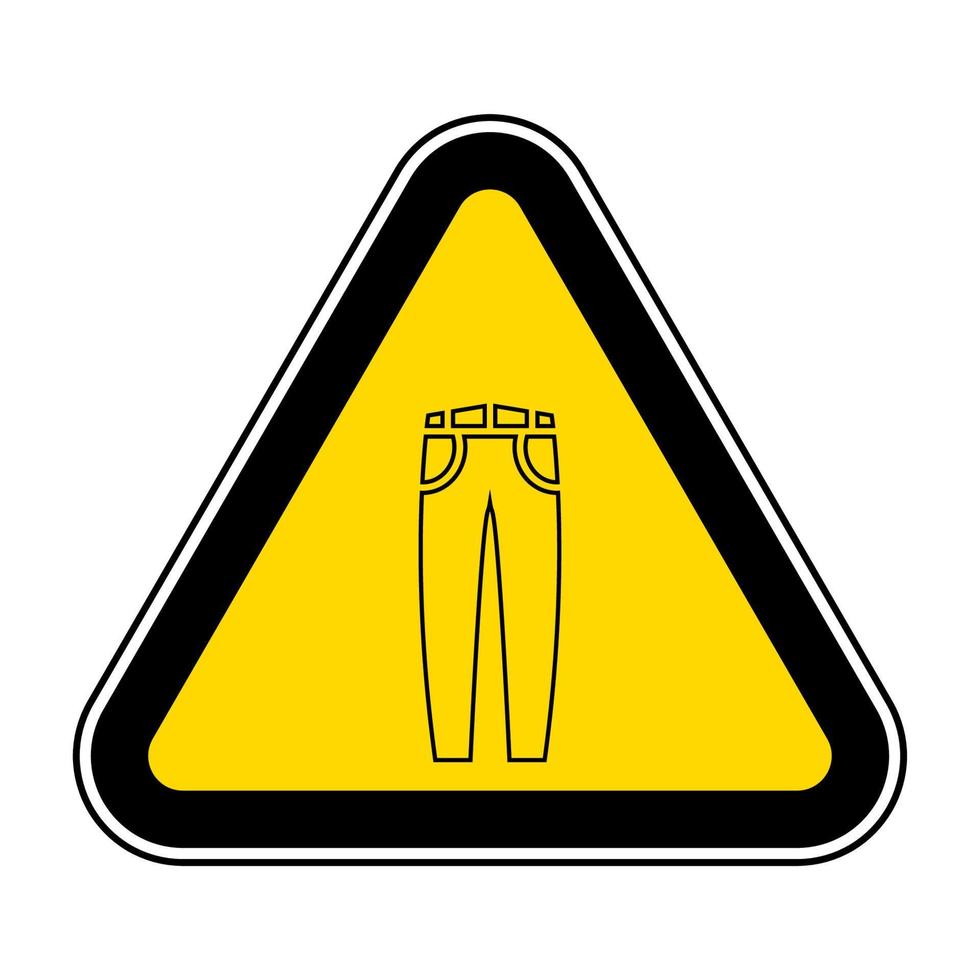 icono de vector de jeans aislado sobre fondo blanco