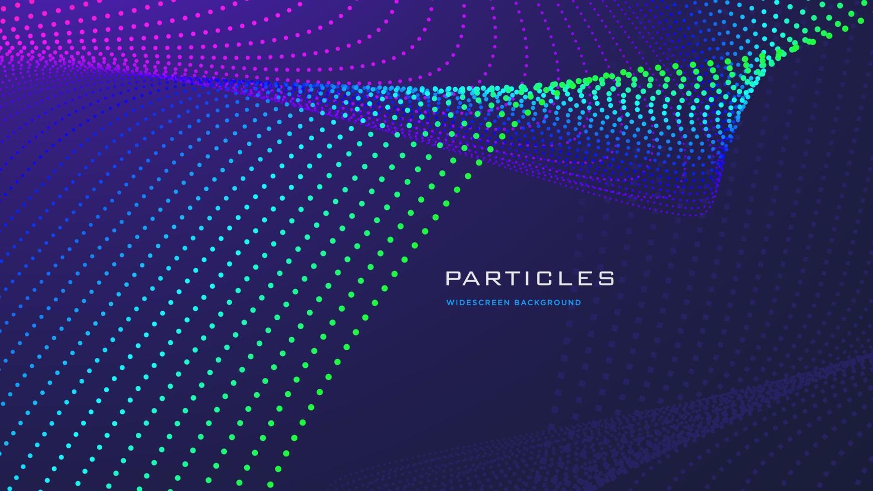 abstract futuristic particles background vector