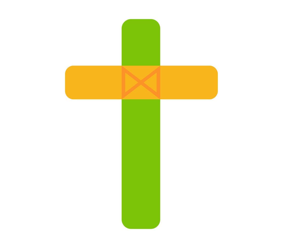 cross shape icon or symbol design vector