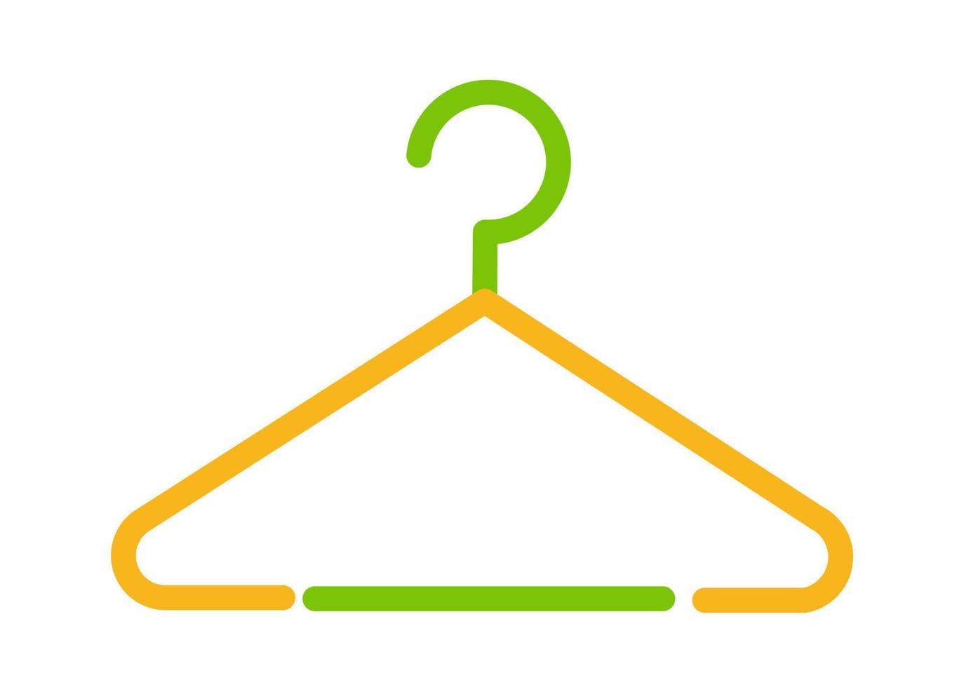 vector design clothes hanger shape icon