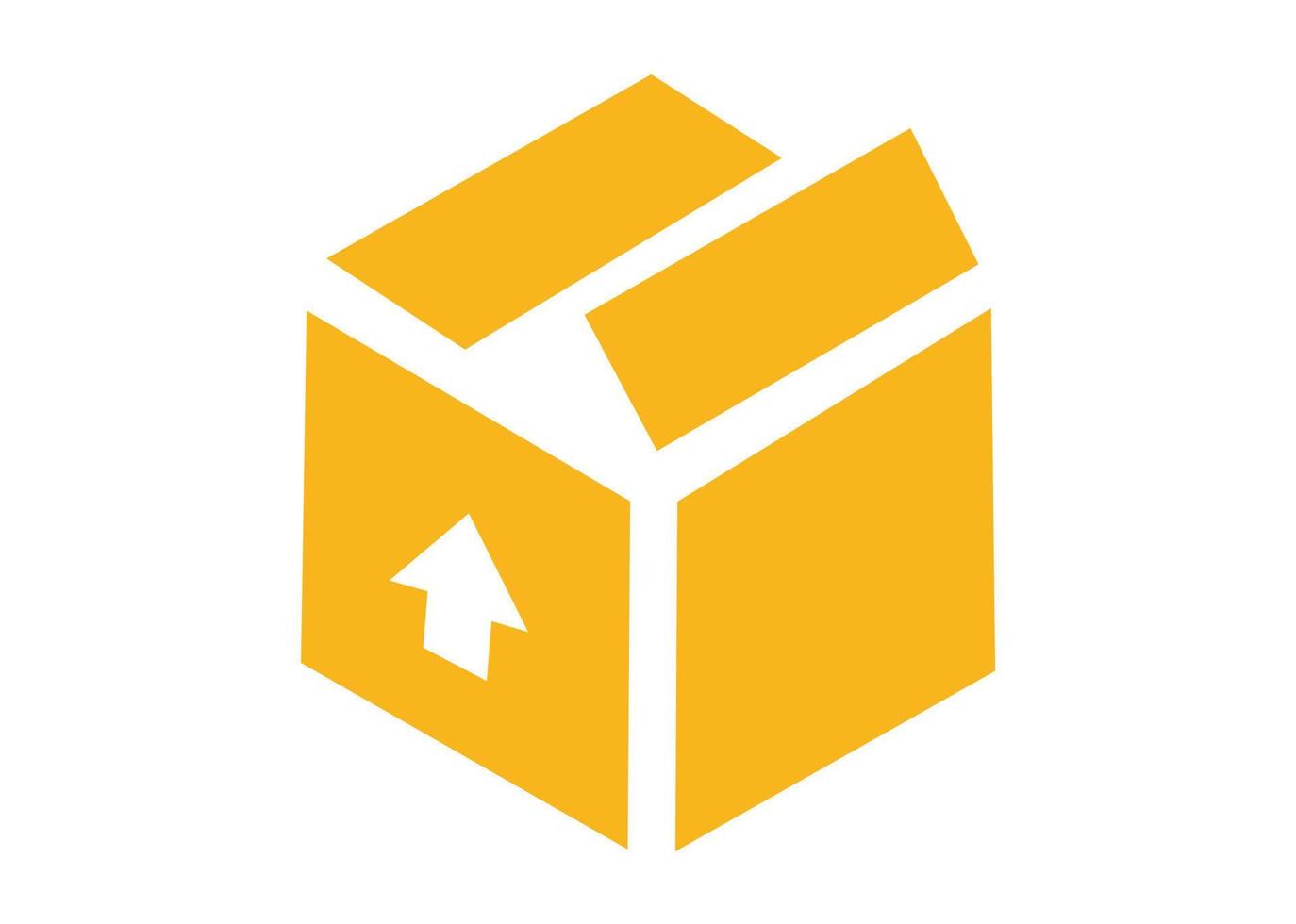 vector design, open box shape icon