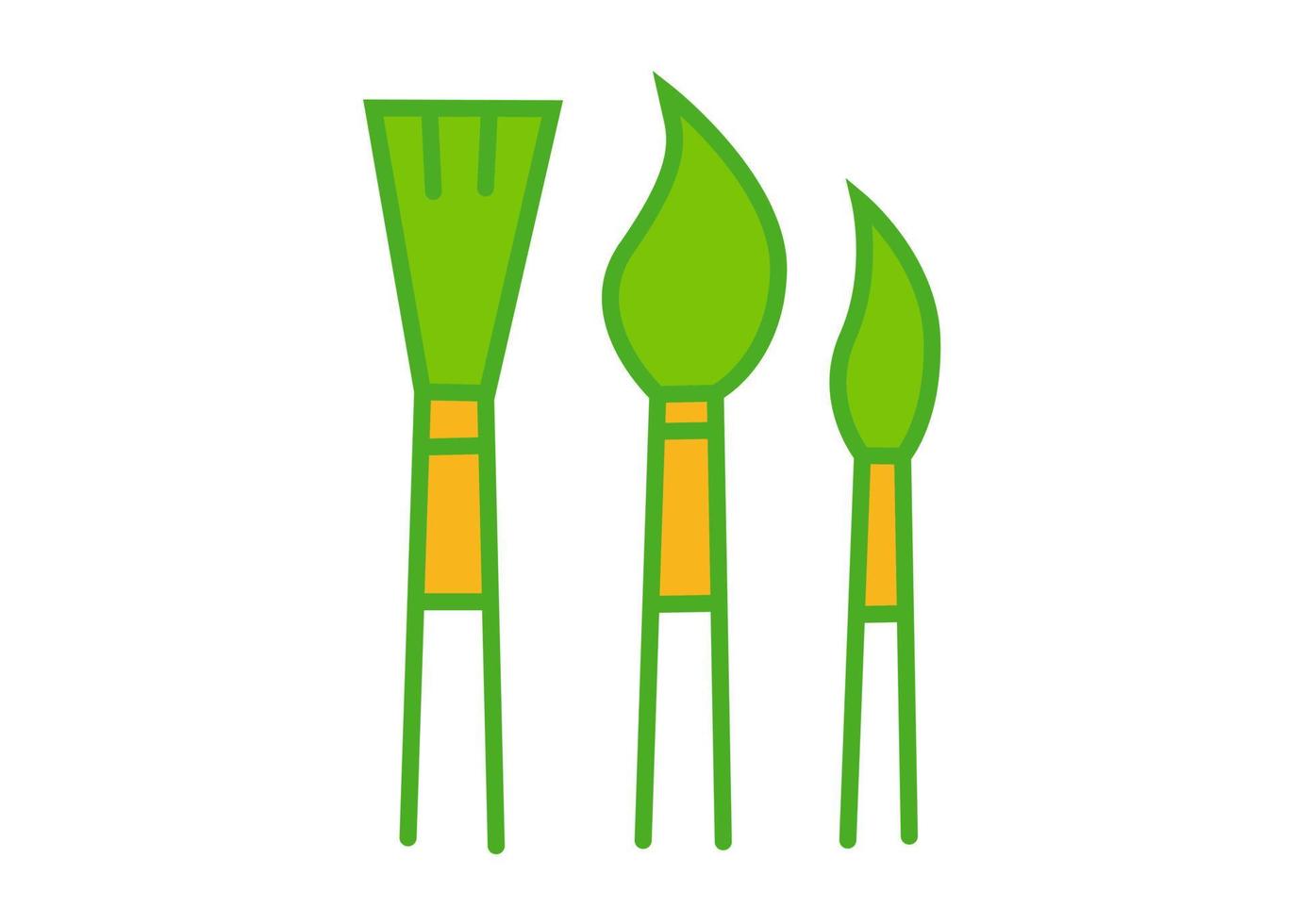 painting brush icon or symbol design vector
