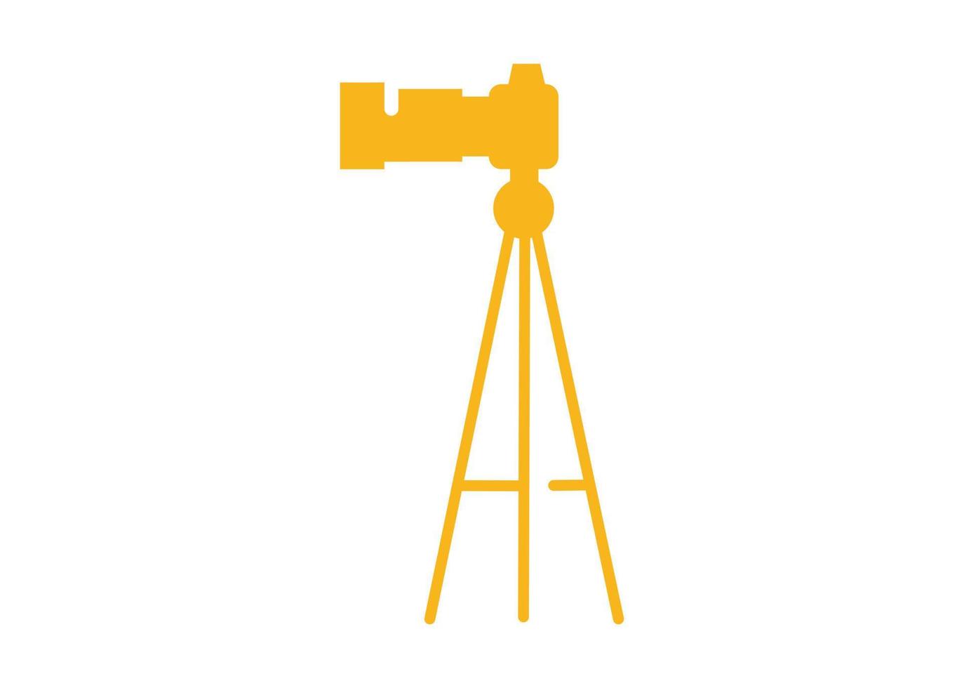 camera tripod icon or symbol design vector