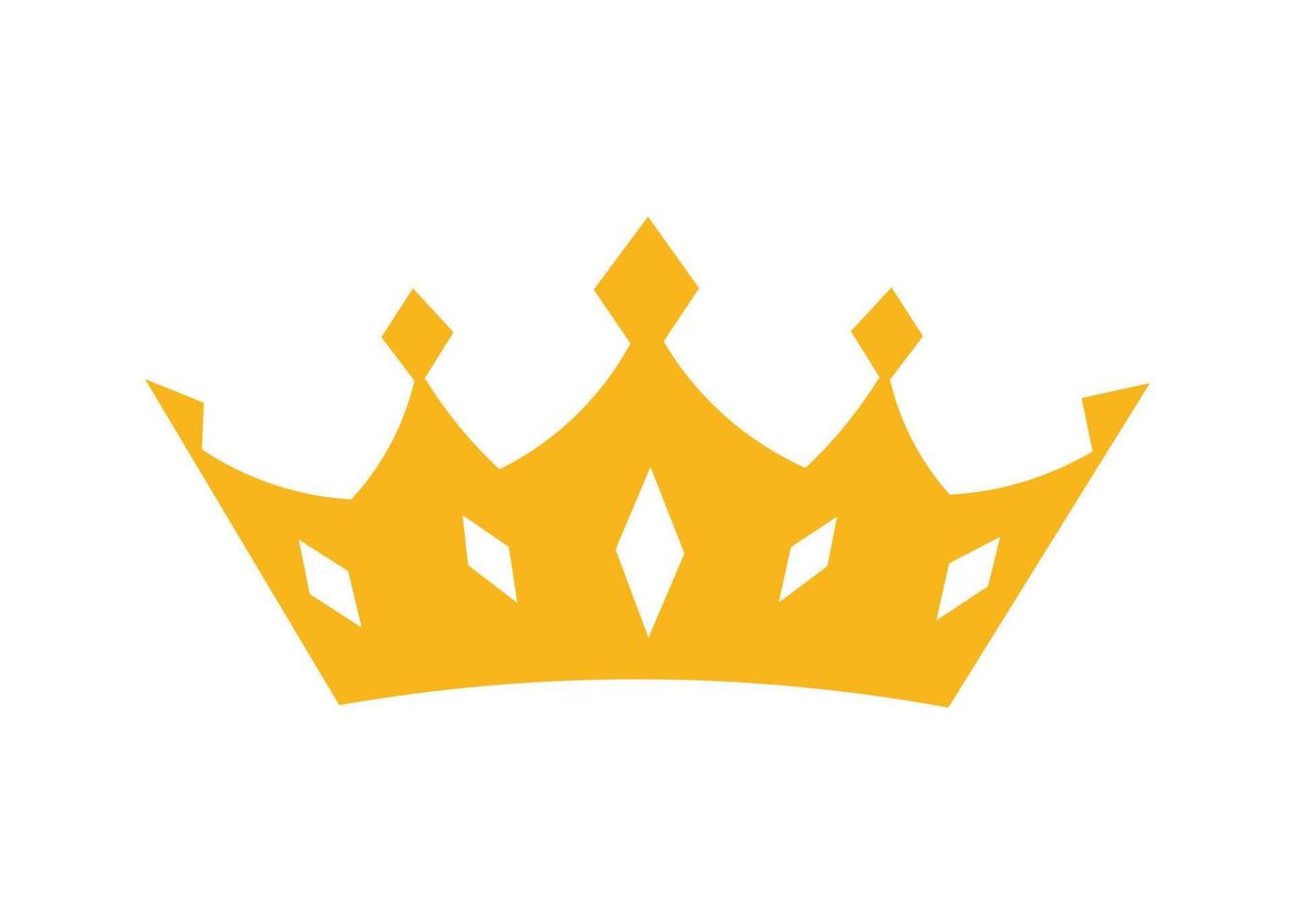 crown shape icon or symbol design vector
