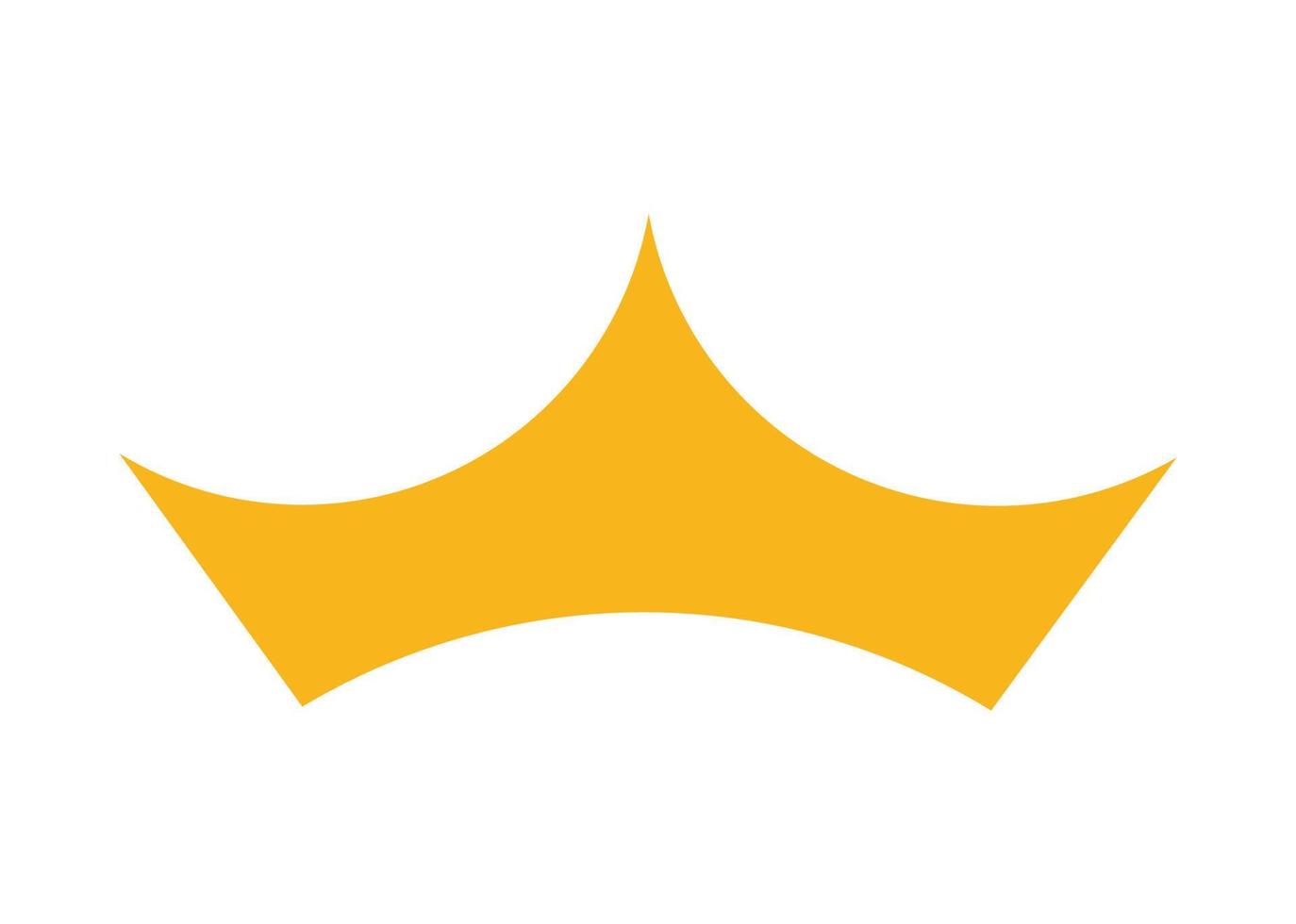 crown shape icon or symbol design vector