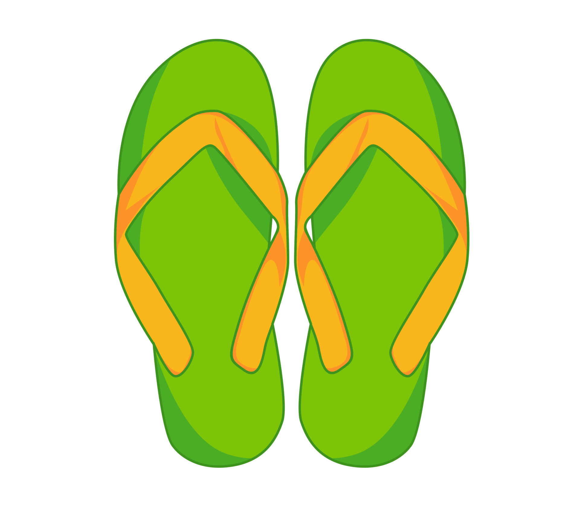 vector design, illustration, icon or symbol of sandal shape 8353639 ...