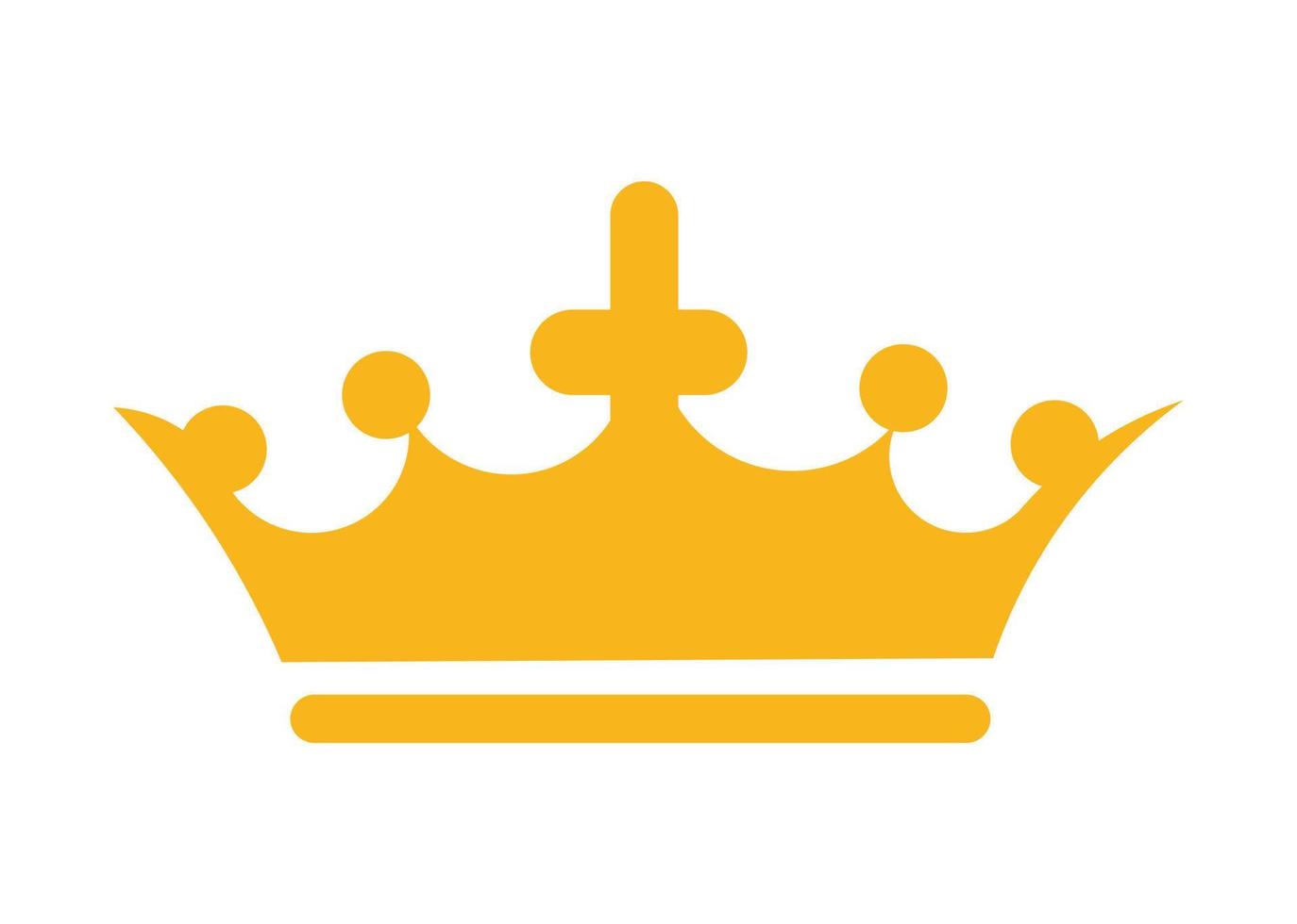 crown shape icon or symbol design vector
