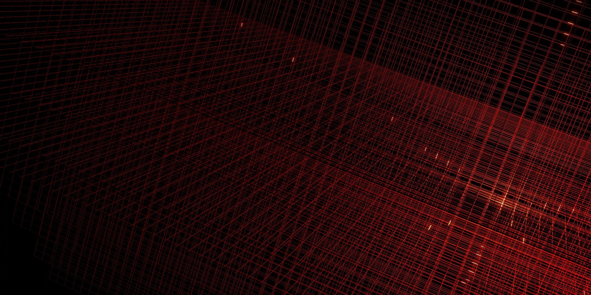 laser line multi color grid glow 3d illustration red and blue photo
