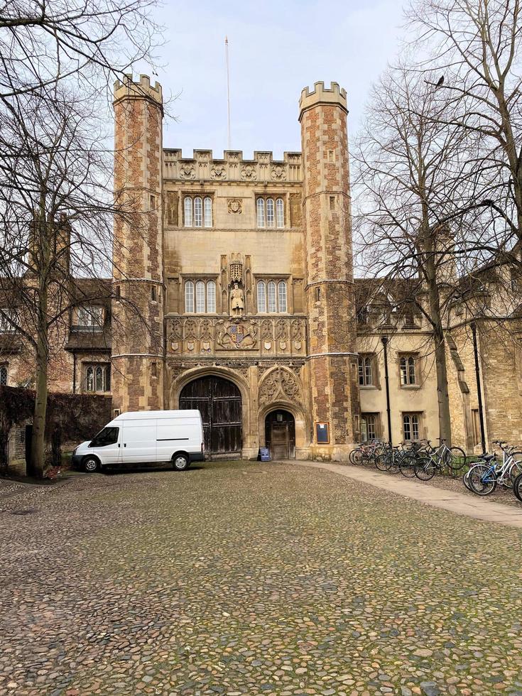 Cambridge in the UK in December 2021. A view of Cambridge University photo