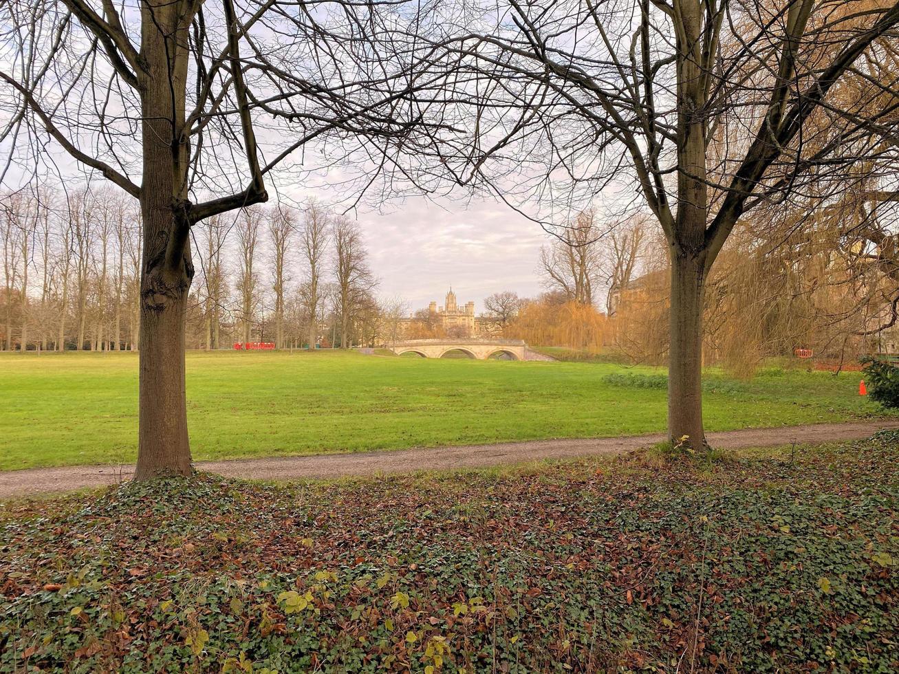 Cambridge in the UK in December 2021. A view of Cambridge University photo