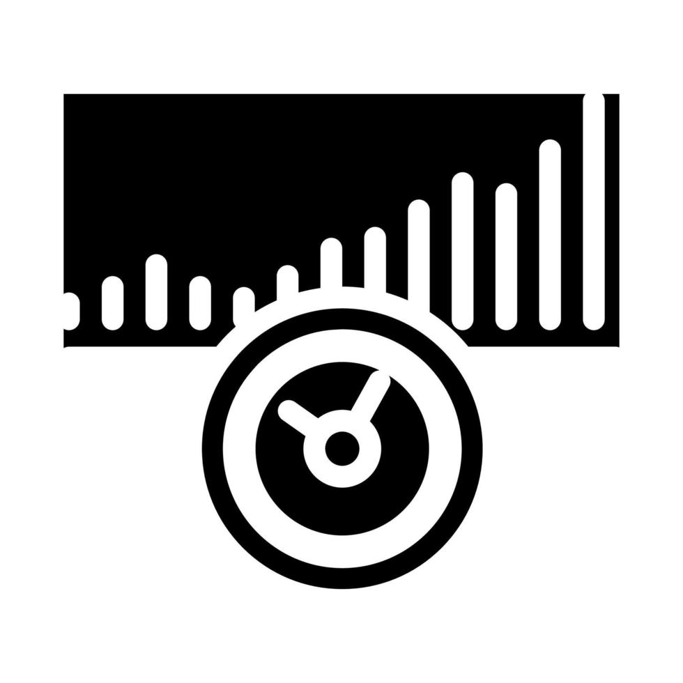 increase time glyph icon vector illustration 8356601 Vector Art at Vecteezy
