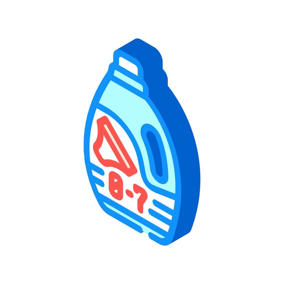 baby powder detergent isometric icon vector illustration