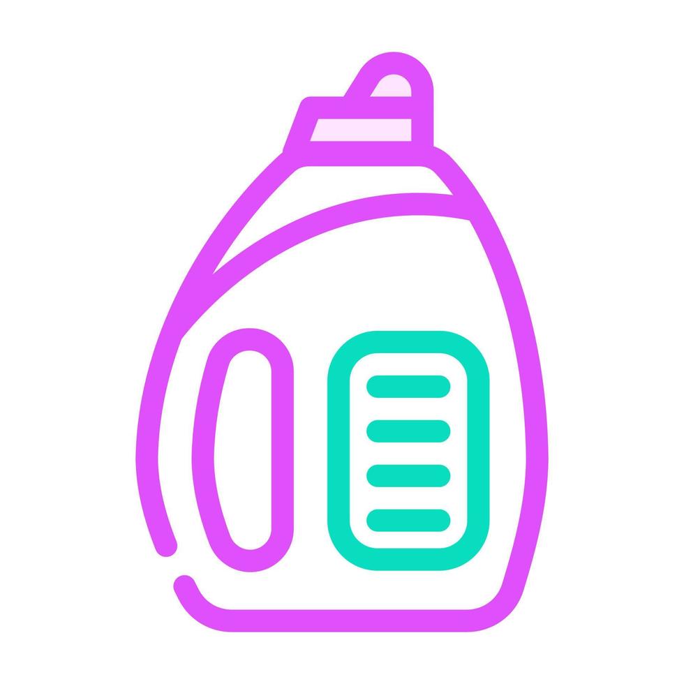liquid detergent color icon vector illustration
