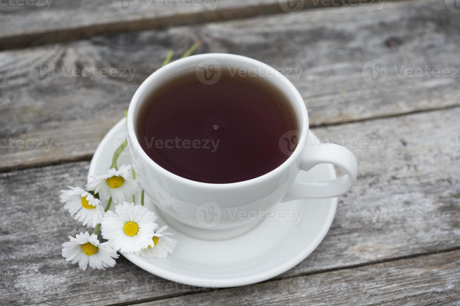 hora del té, taza de té. foto