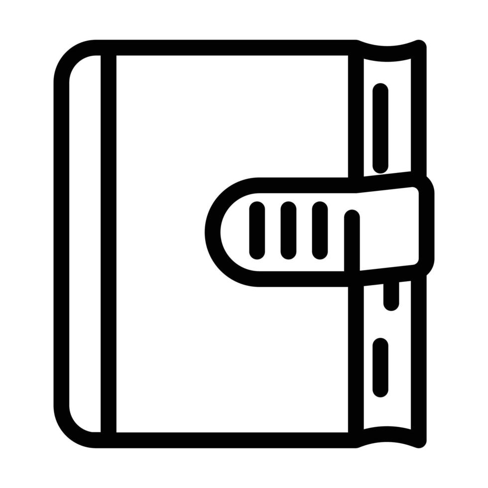 password diary line icon vector illustration