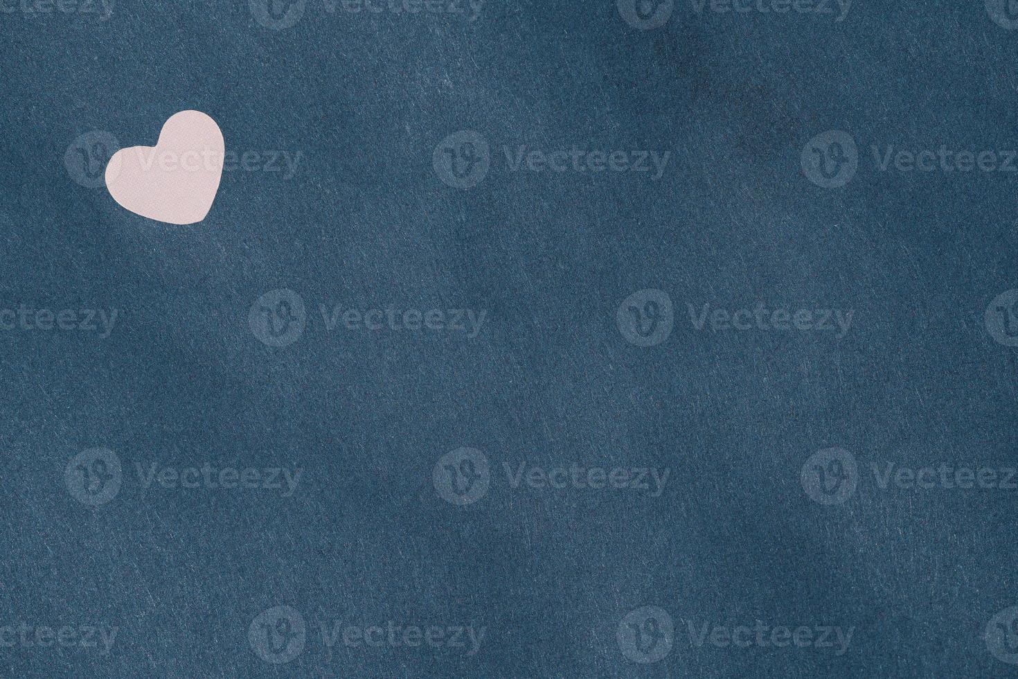 Heart on kraft paper photo