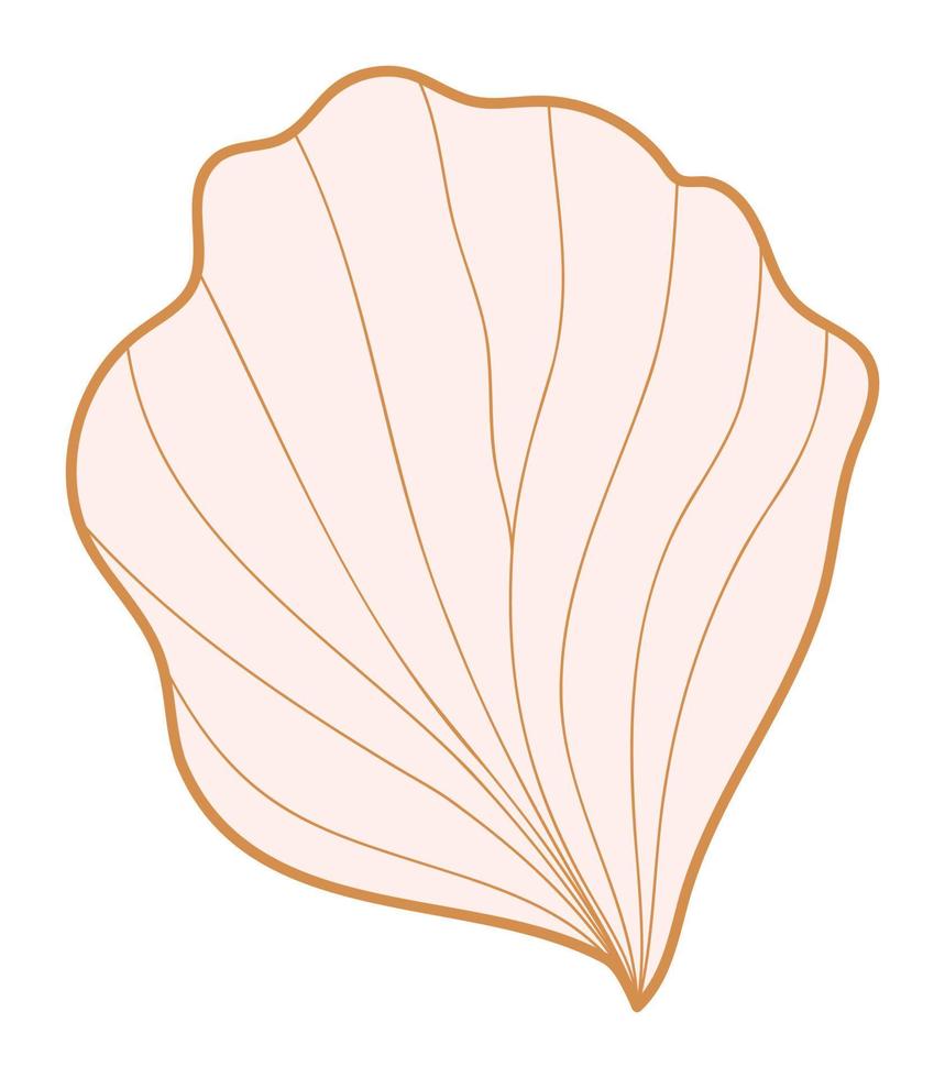 Poppy petal silhouette. Flower petal design element vector illustration