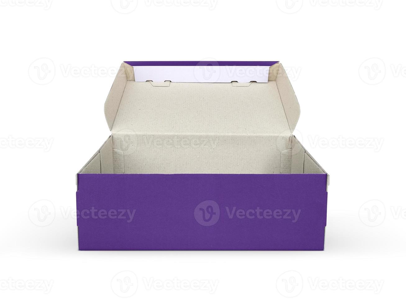 blank packaging boxes open mockup, isolated on white background