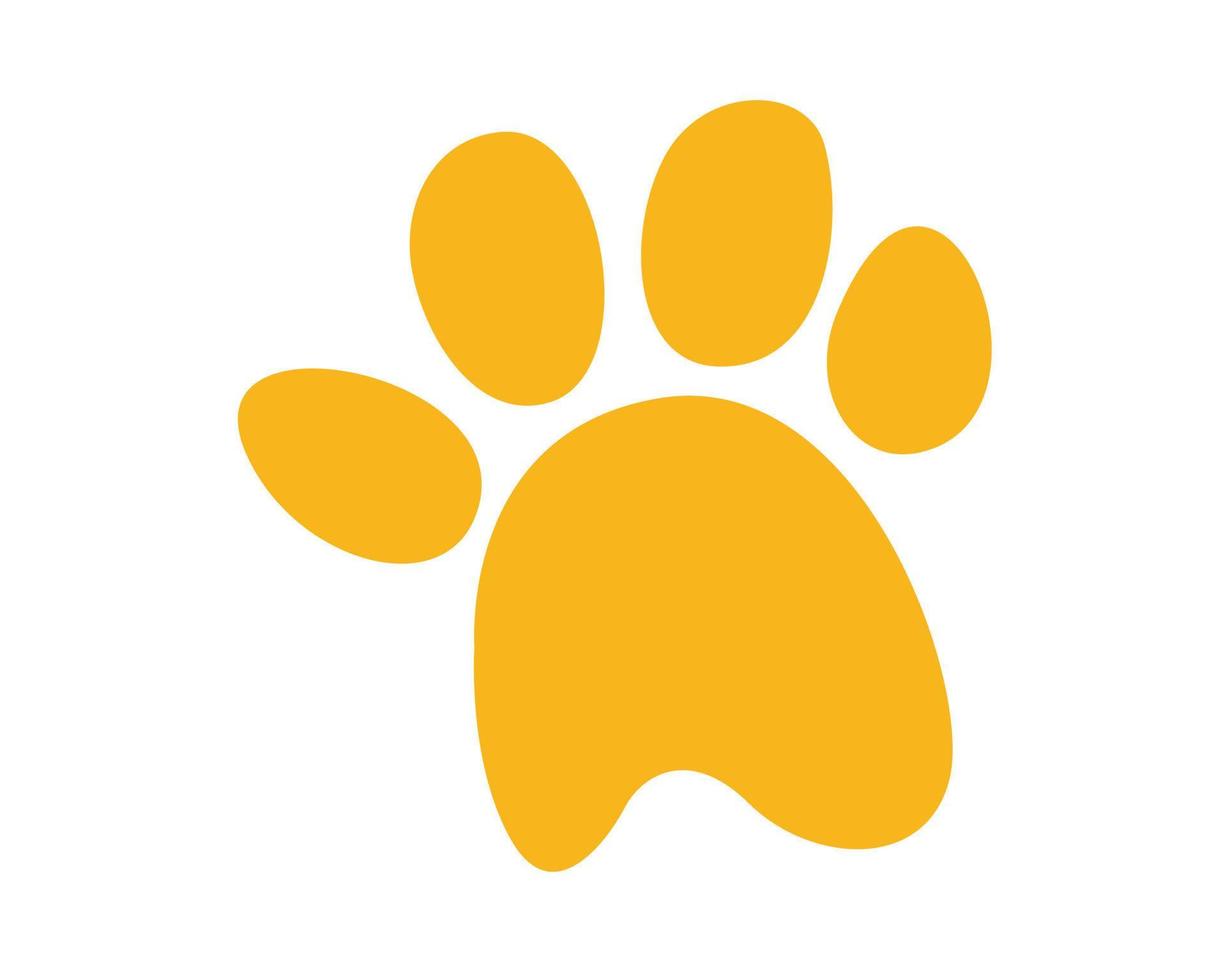 vector design, animal footprints shape icon