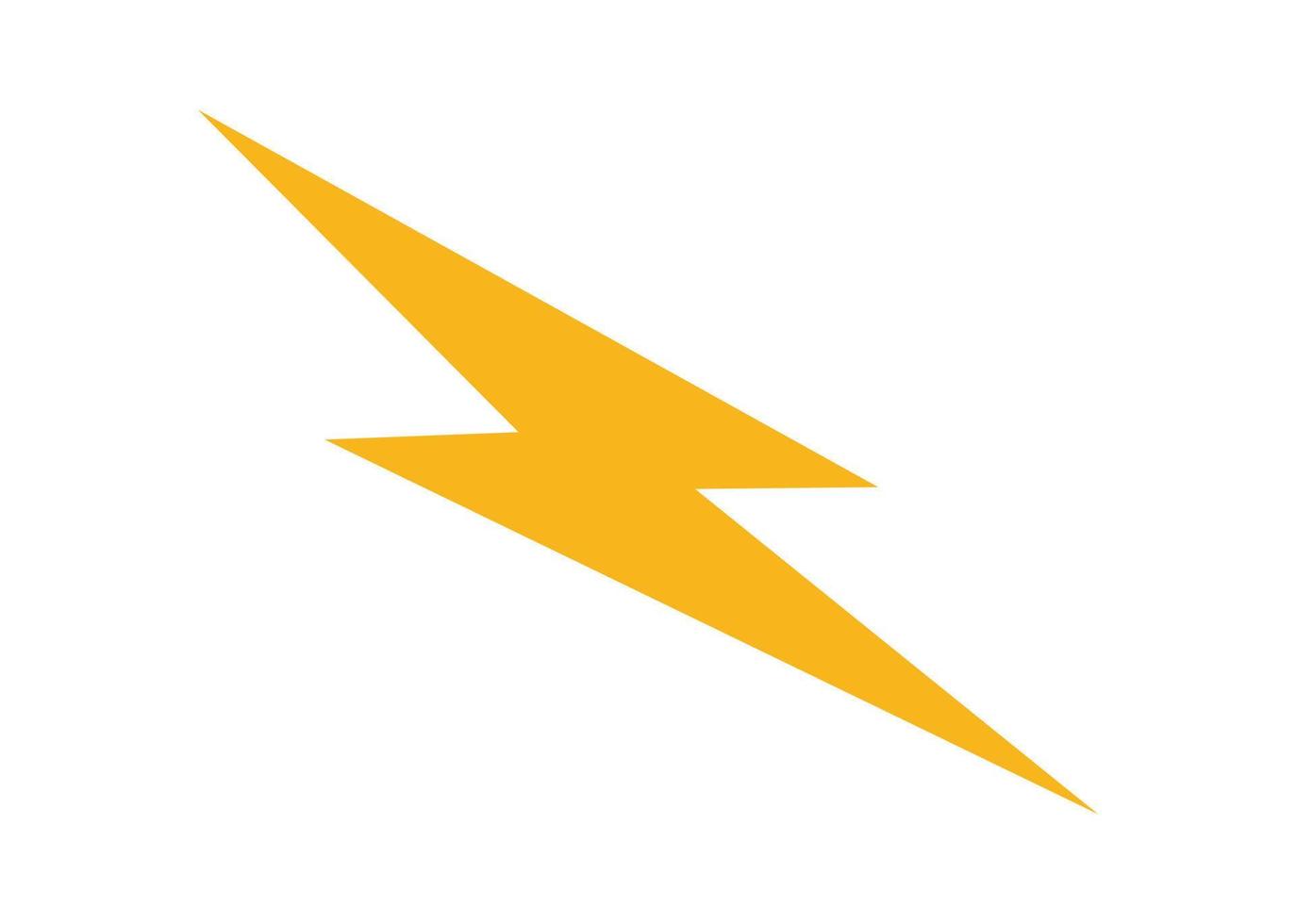 vector design, lightning shape icon