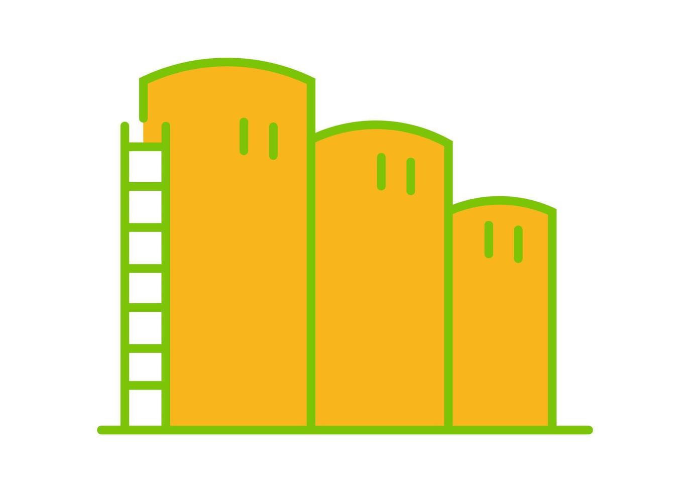 oil refinery icon or symbol design vector