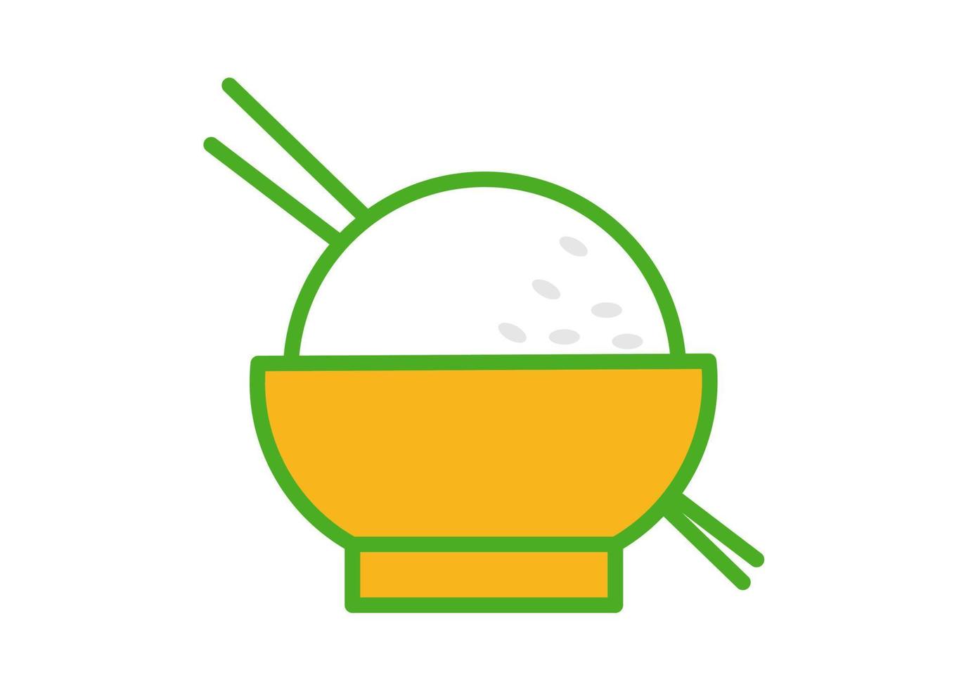 icono de forma de comida japonesa de diseño vectorial vector