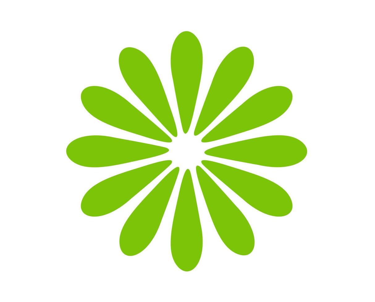 vector design flower shape icon