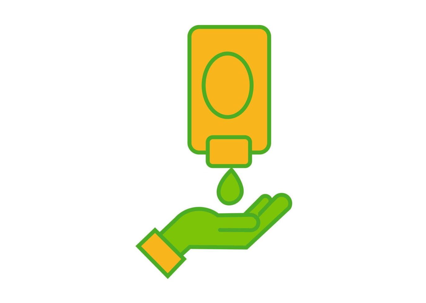 hand sanitizer icon or symbol design vector