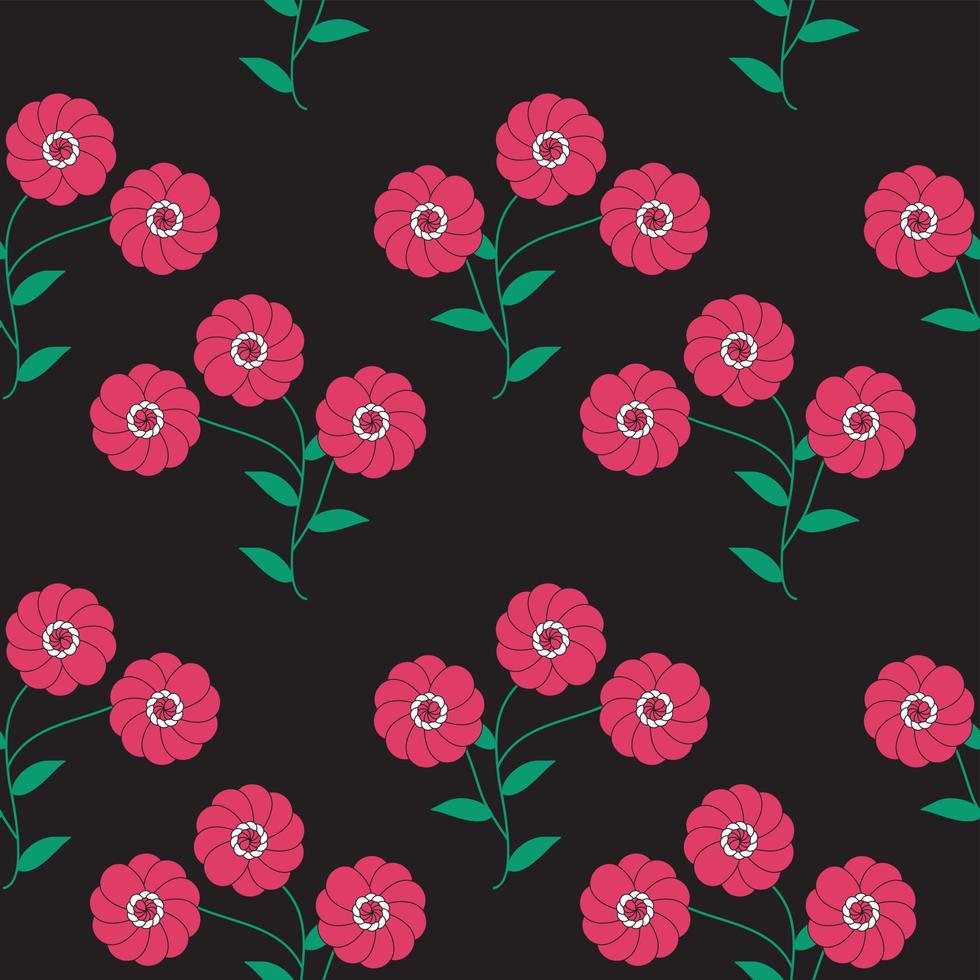 Seamless Pattern With Floral Motifs able to print for cloths, tablecloths, blanket, shirts, dresses, posters, papers. vector