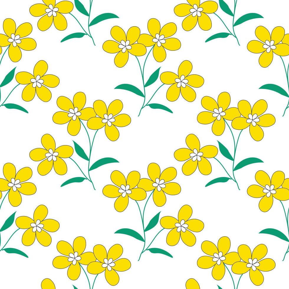 Seamless Pattern With Floral Motifs able to print for cloths, tablecloths, blanket, shirts, dresses, posters, papers. vector