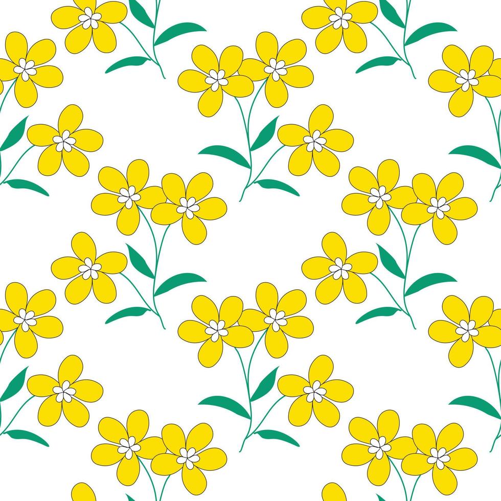 Seamless Pattern With Floral Motifs able to print for cloths, tablecloths, blanket, shirts, dresses, posters, papers. vector