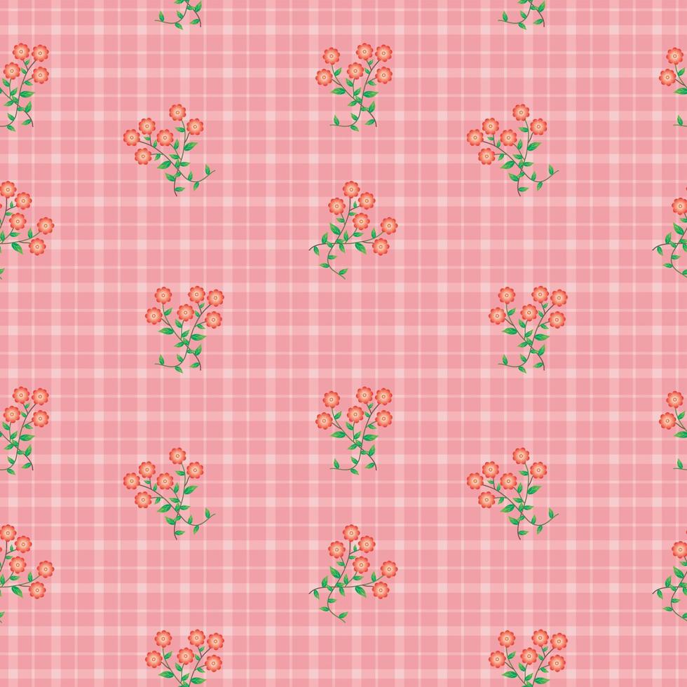 Seamless Pattern With Floral Motifs able to print for cloths, tablecloths, blanket, shirts, dresses, posters, papers. vector