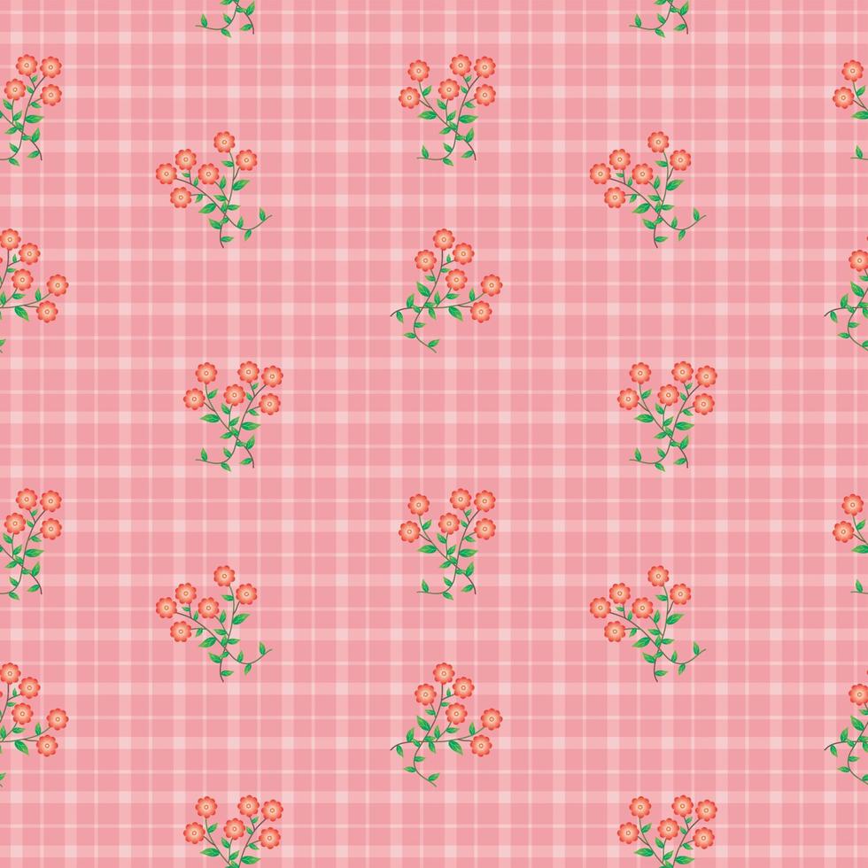 Seamless Pattern With Floral Motifs able to print for cloths, tablecloths, blanket, shirts, dresses, posters, papers. vector