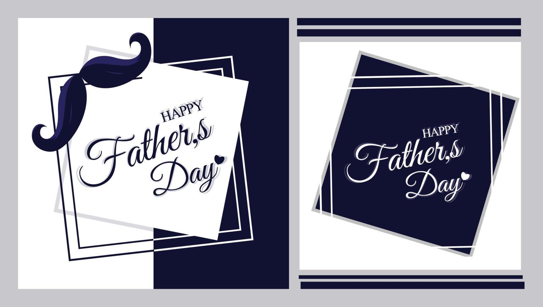 Happy Fathers Day Poster Design free Print Vector