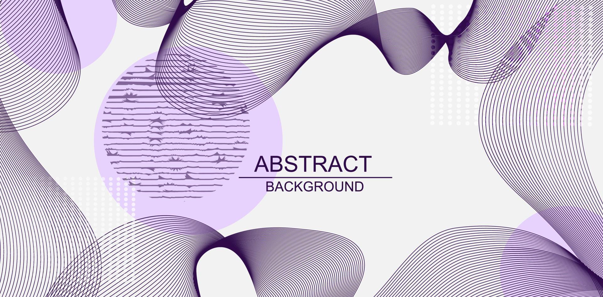 Abstract colorful line background. Fluid cover with modern color. Abstract geometrical template with blend shapes. vector