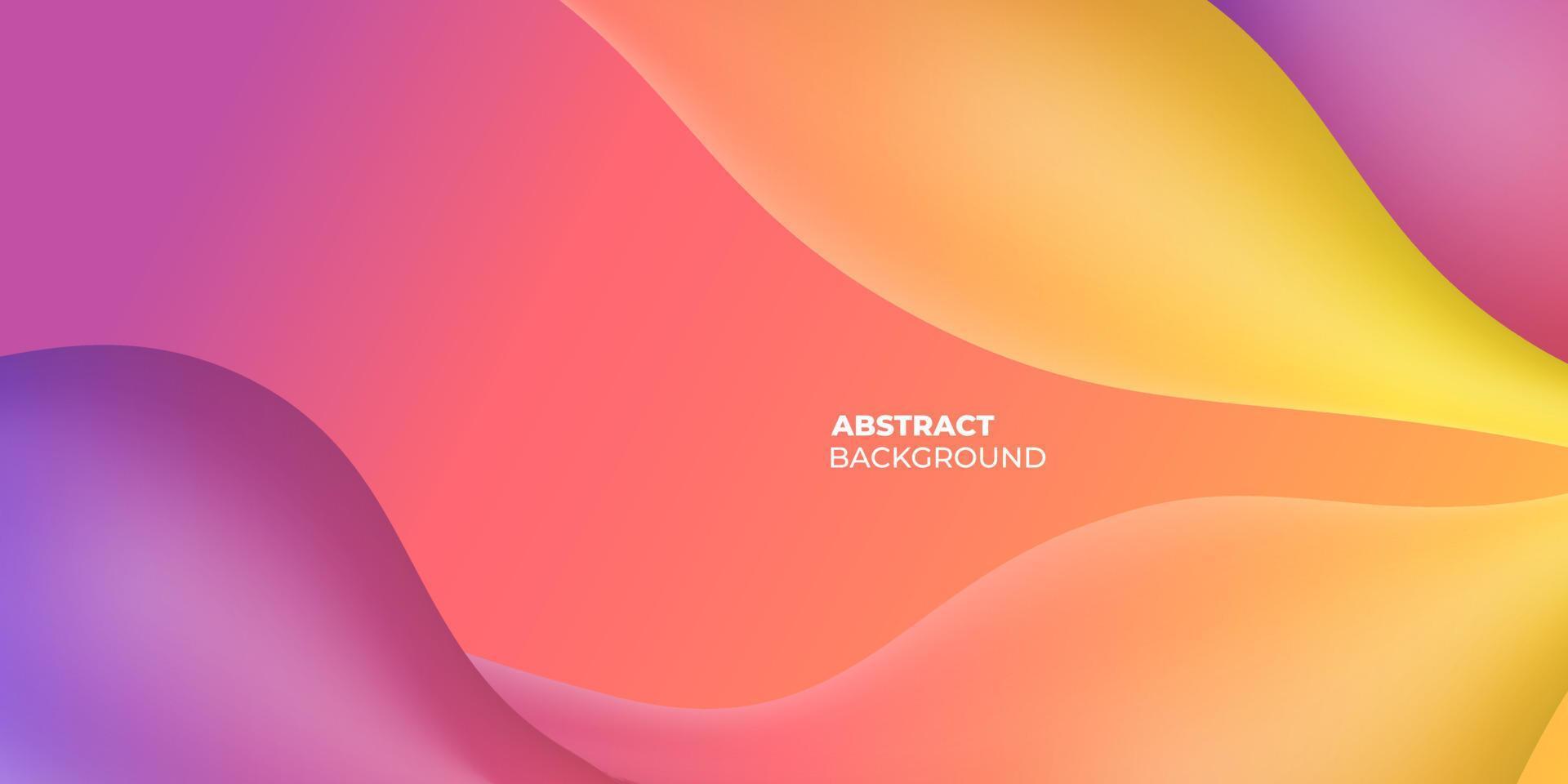 Gradient background with metaball shapes for banner, posters.  Vector abstract illustration. Liquid background colors.