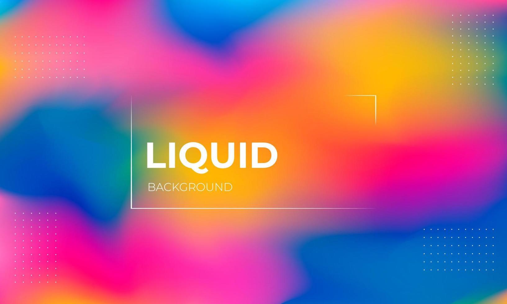 Liquid background with dots for banner, posters.  Vector abstract illustration. Liquid background colors.