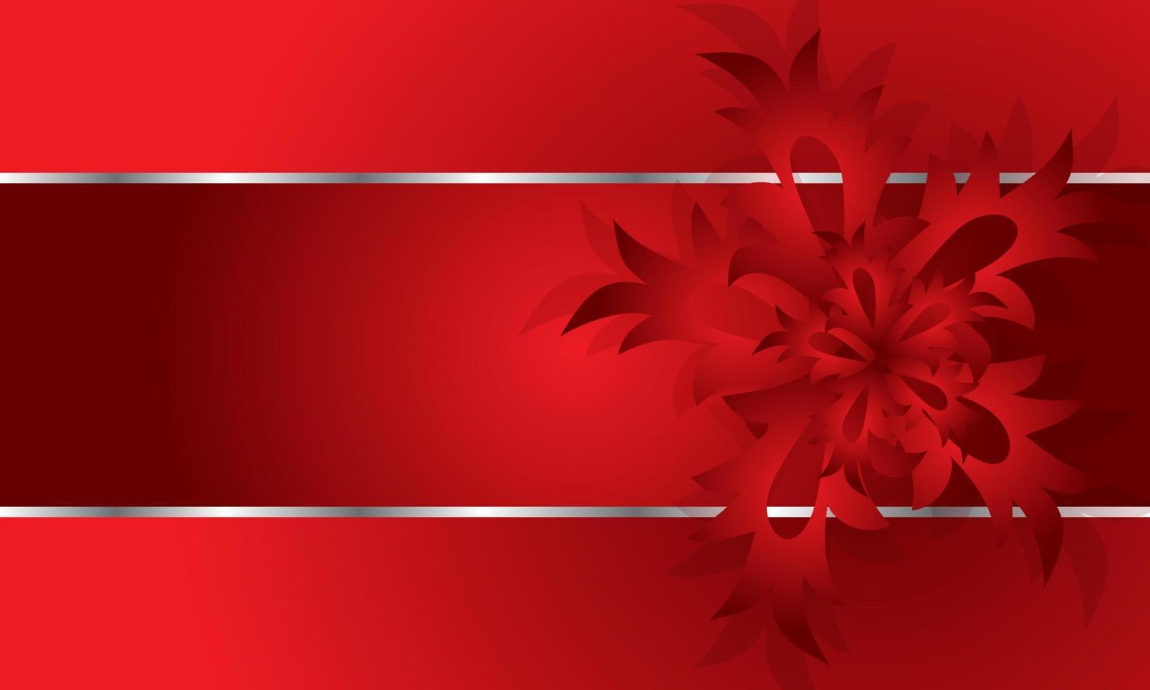 abstract background with flowers vector