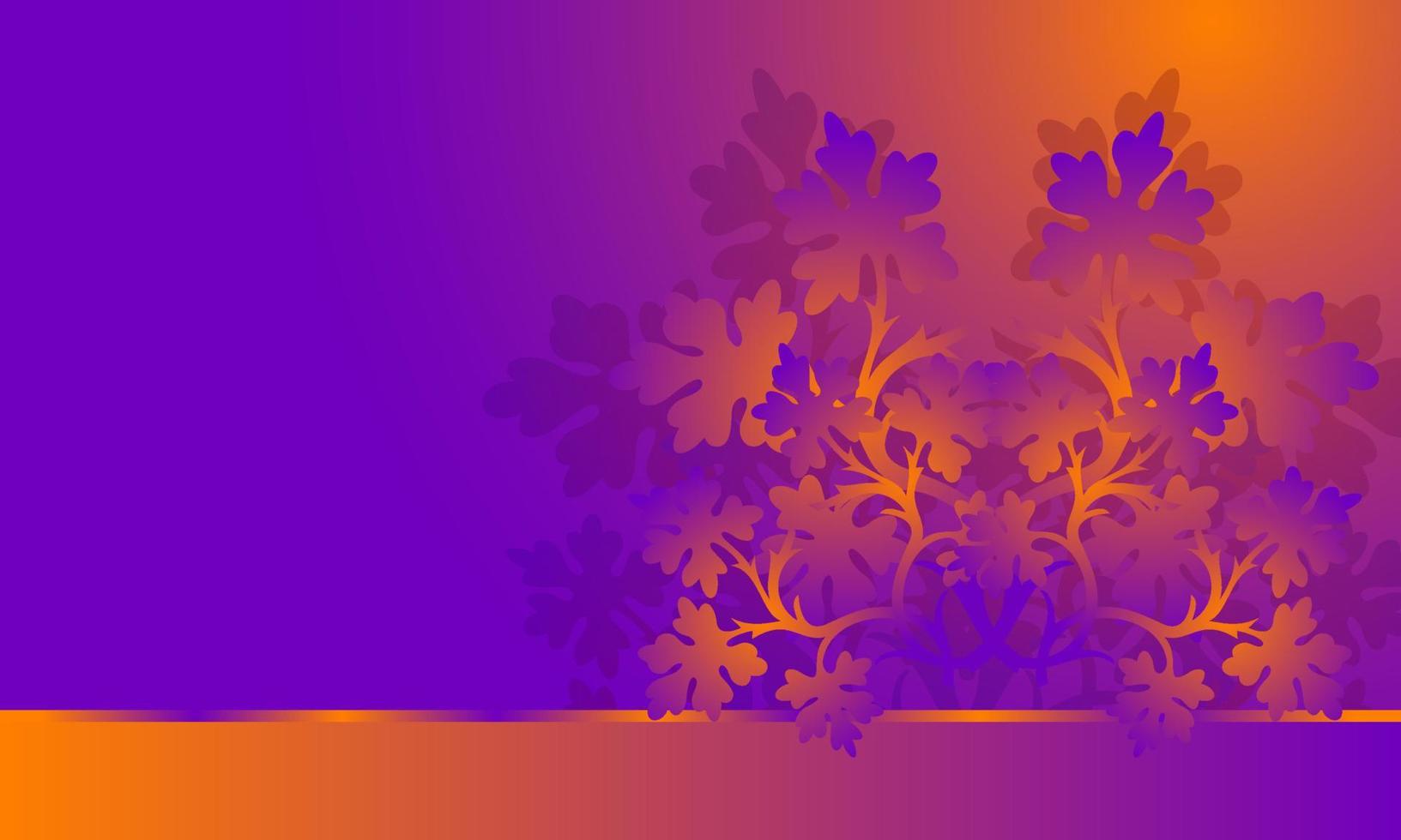 winter landscape with trees vector
