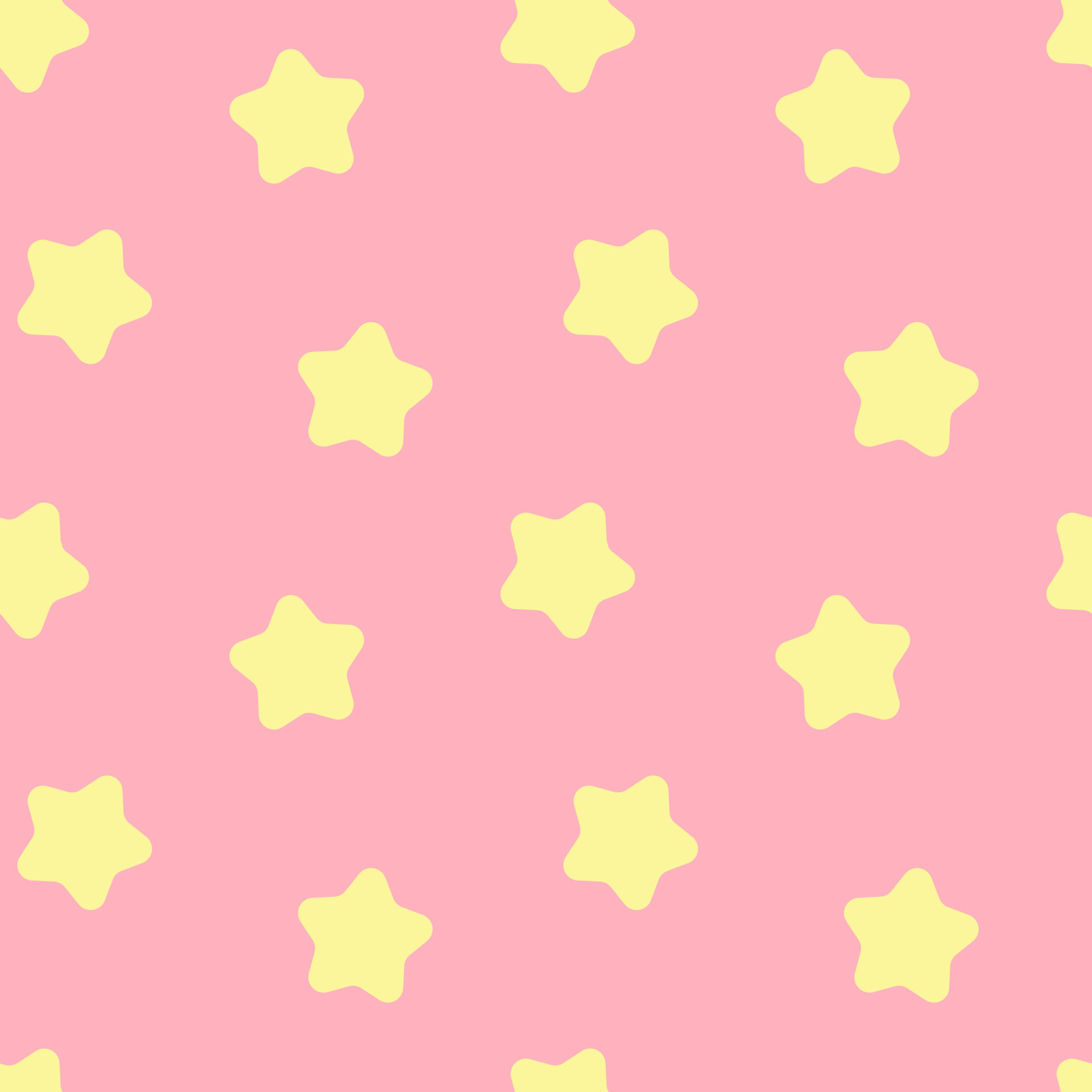 Seamless background with yellow stars pattern on pastel pink background.  8361326 Vector Art at Vecteezy