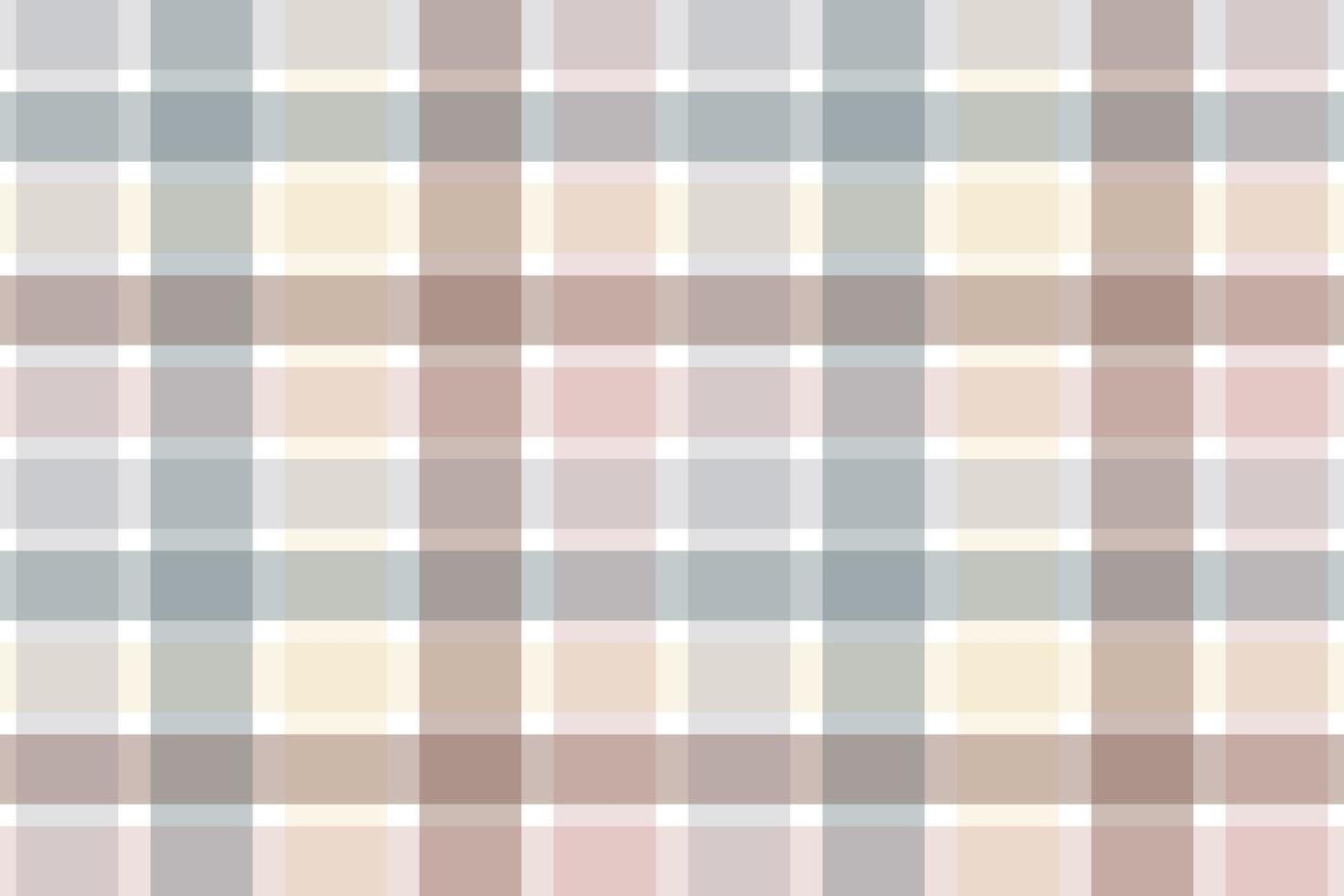 Madras Tiles Pastel Color A pattern with brightly colored stripes of varying thickness that intersect to create irregular tiles. Typically used on shirts Fabric. vector