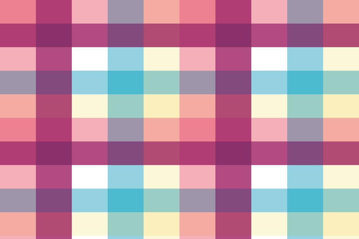 Pastel colors Checkered pattern vector. Stripe seamless image vector