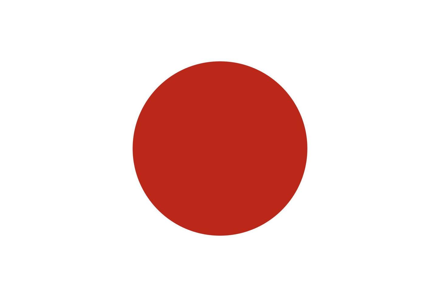 ilustración de icono de vector de bandera de japón