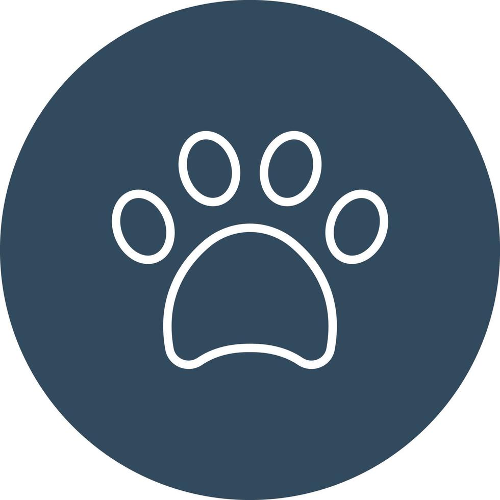 Paw Vector Icon That Can Easily Modified Or Edit