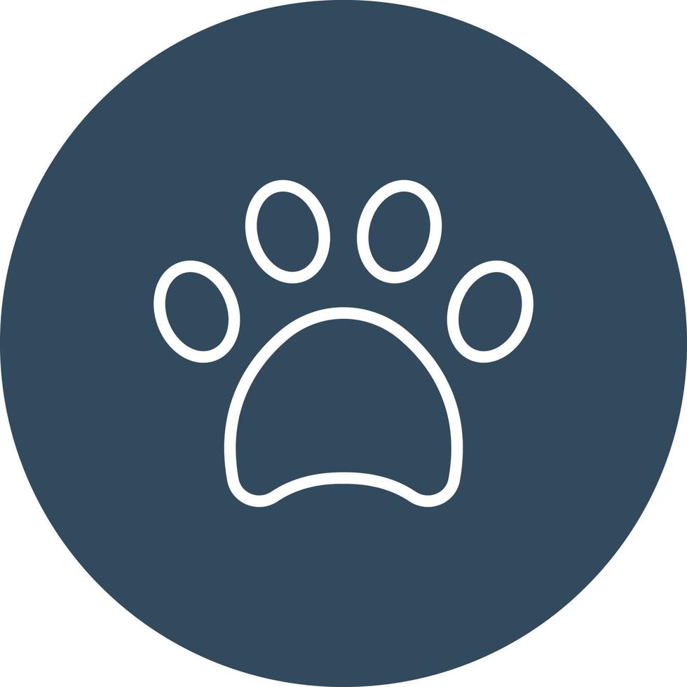 Paw Vector Icon That Can Easily Modified Or Edit