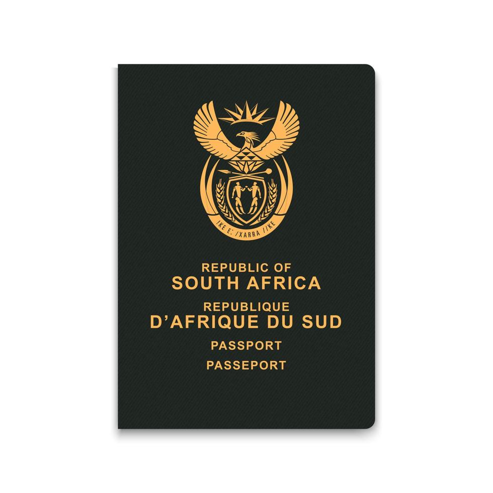 Realistic 3d Passport vector