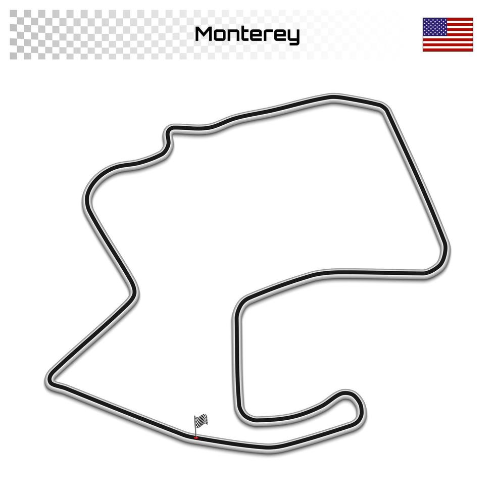 circuito para automovilismo y autosport vector